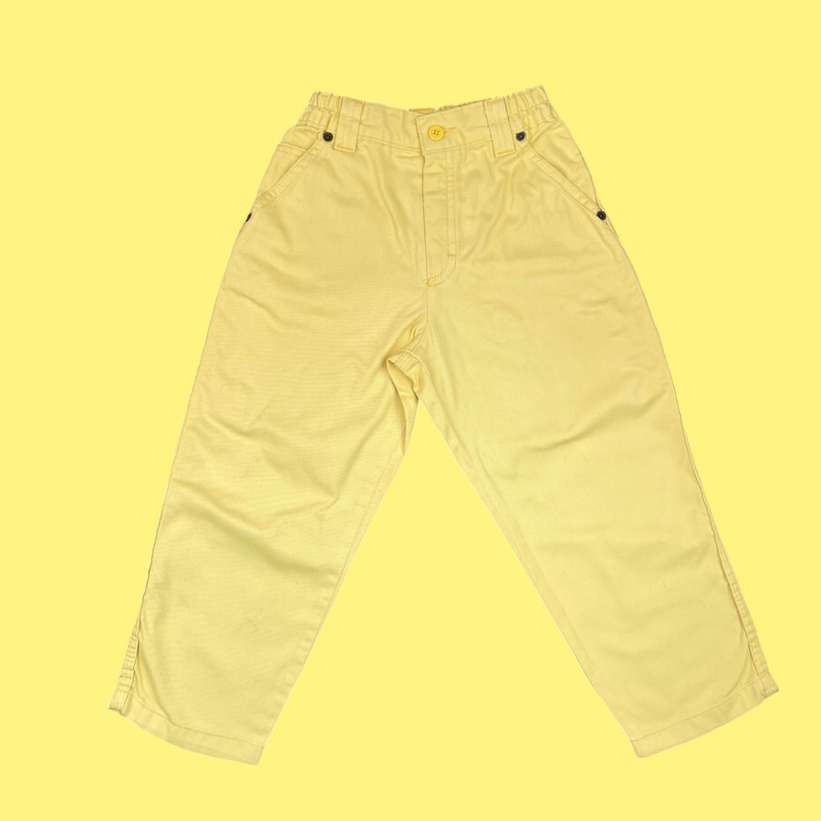 Pantalon jaune vintage 6 ans