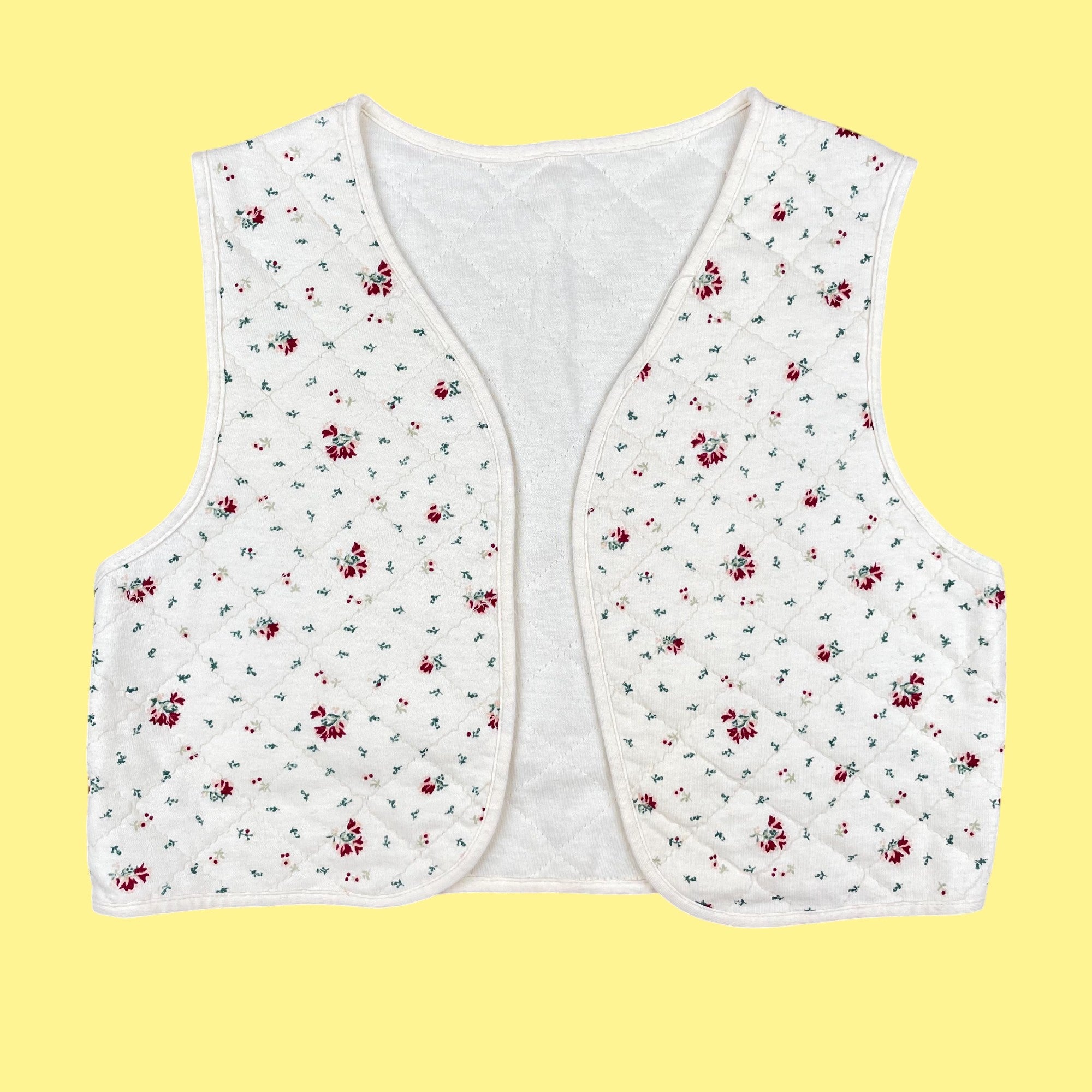Gilet fleuri 6 ans