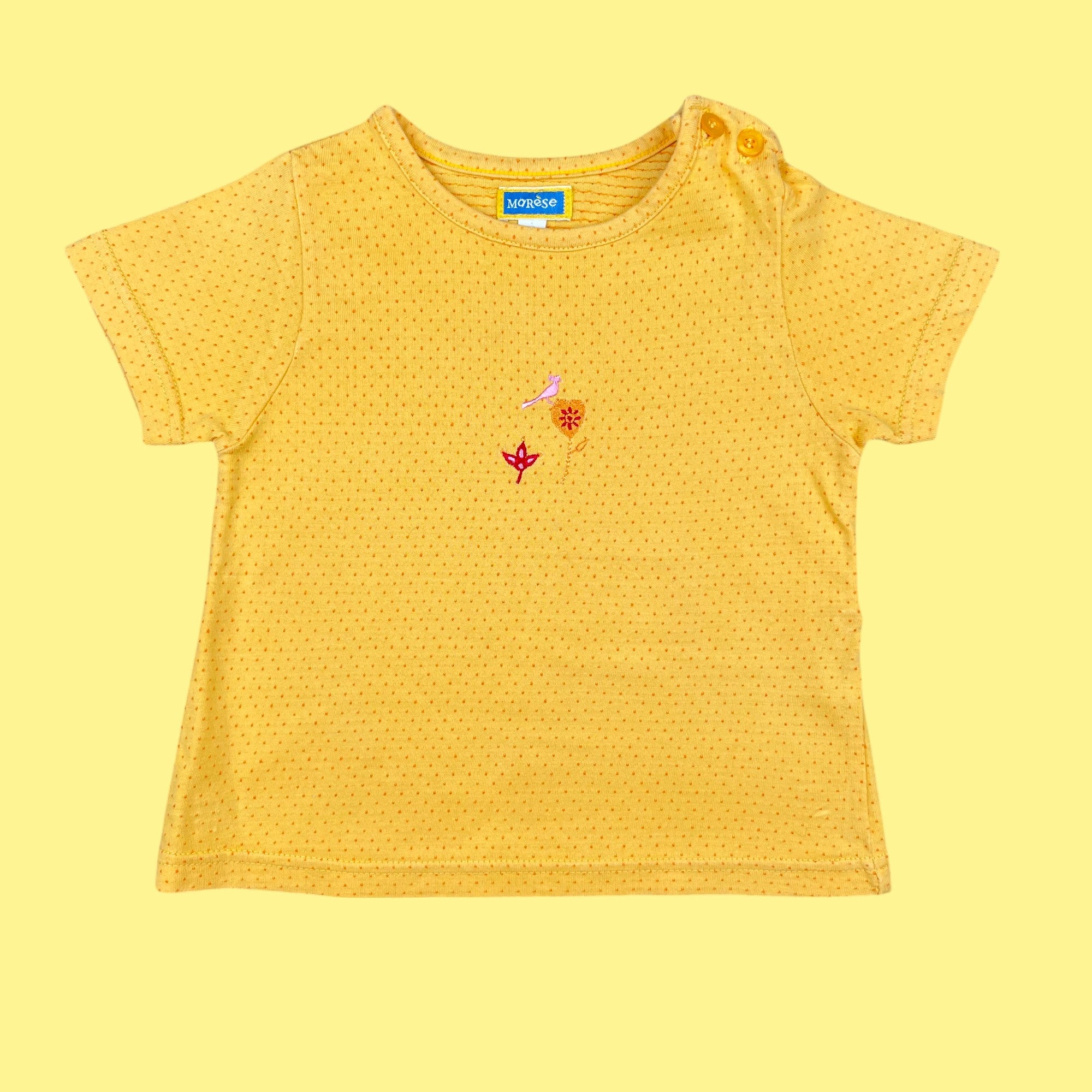 T-shirt jaune 3 ans