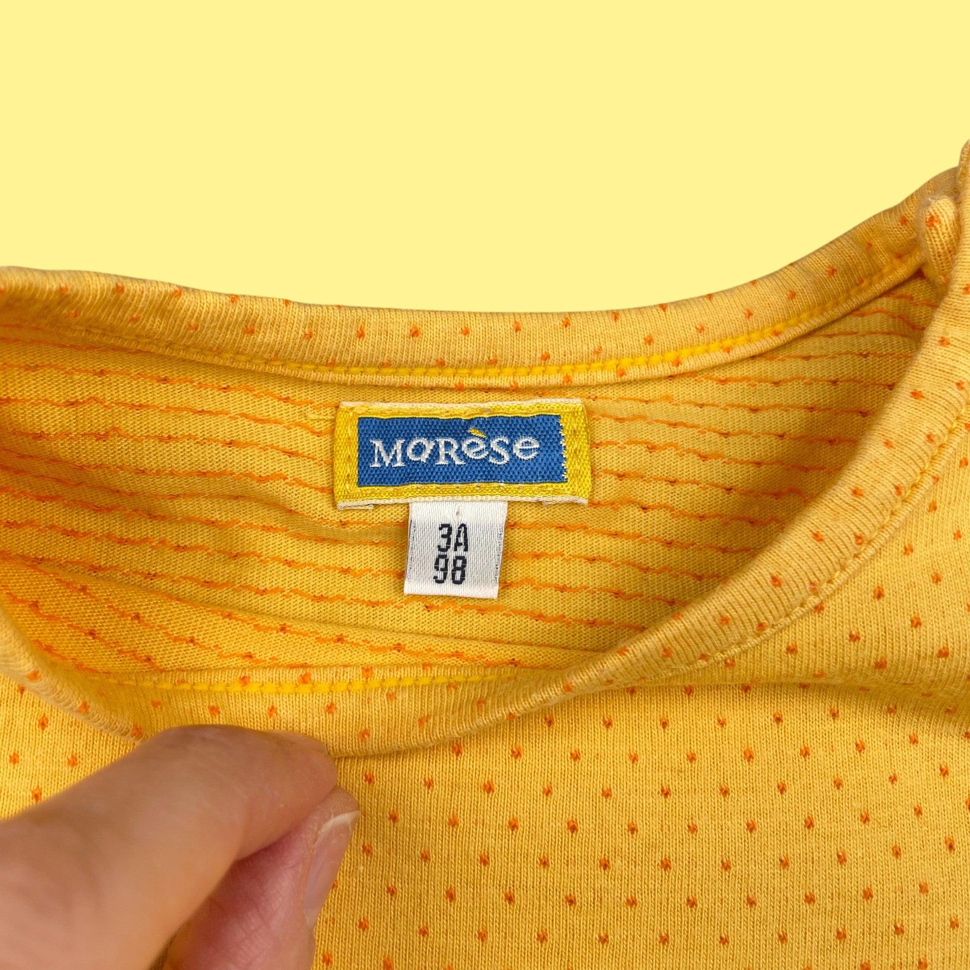 T-shirt jaune 3 ans