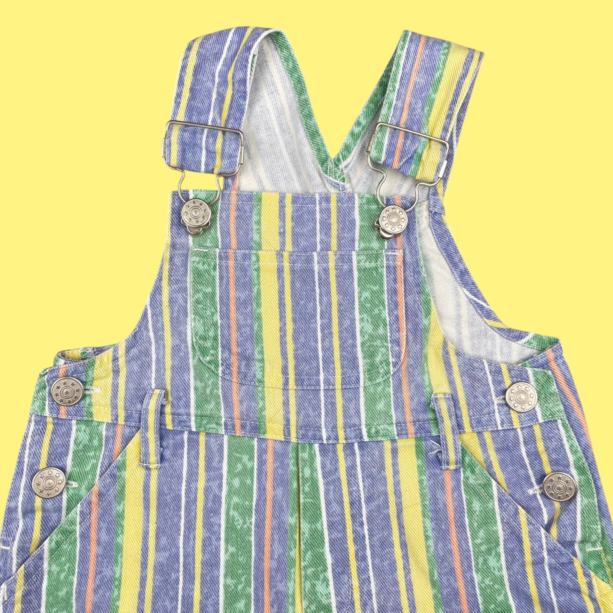 Salopette vintage rayures 12 mois