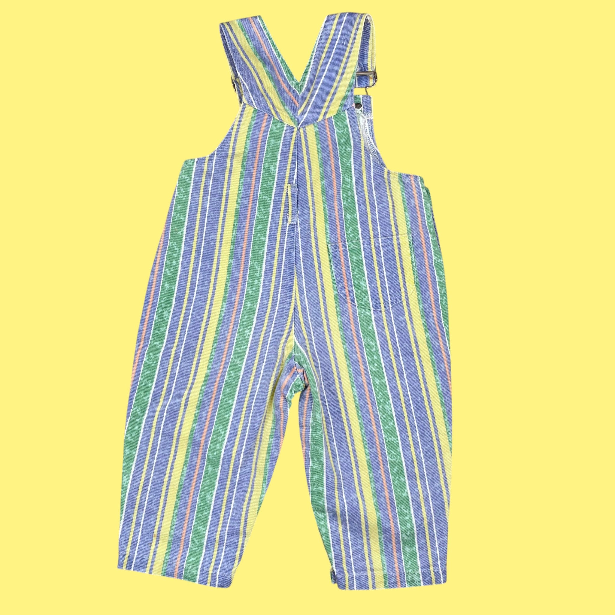 Salopette vintage rayures 12 mois