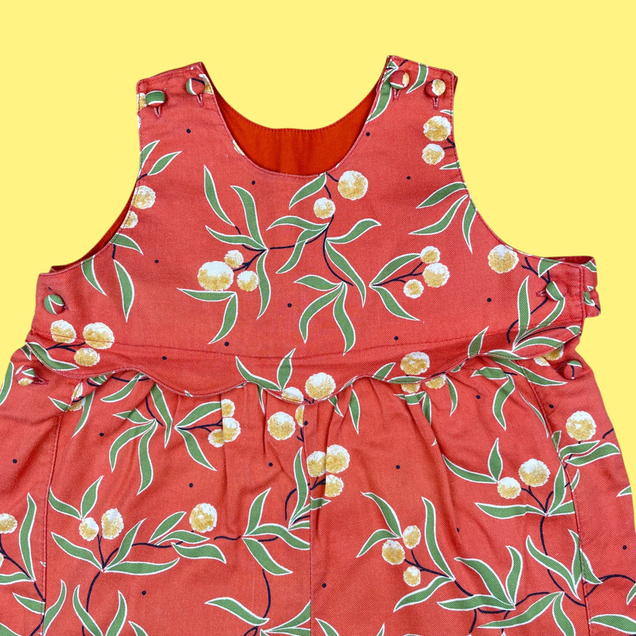 Salopette mimosa vintage 18 mois