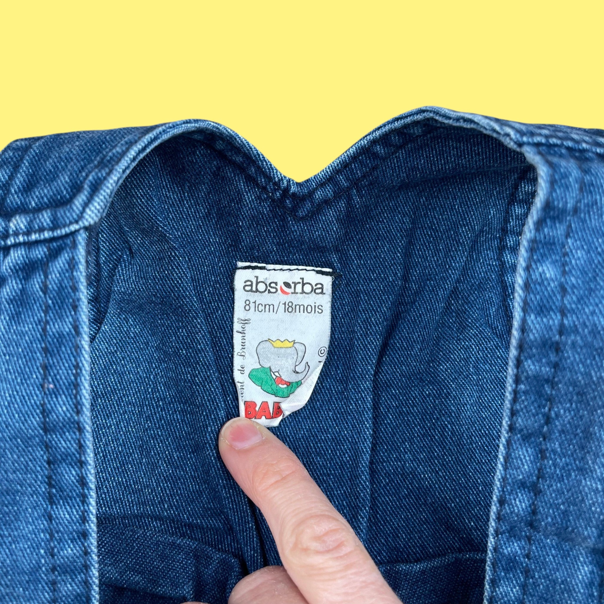 Salopette Babar vintage 12 mois