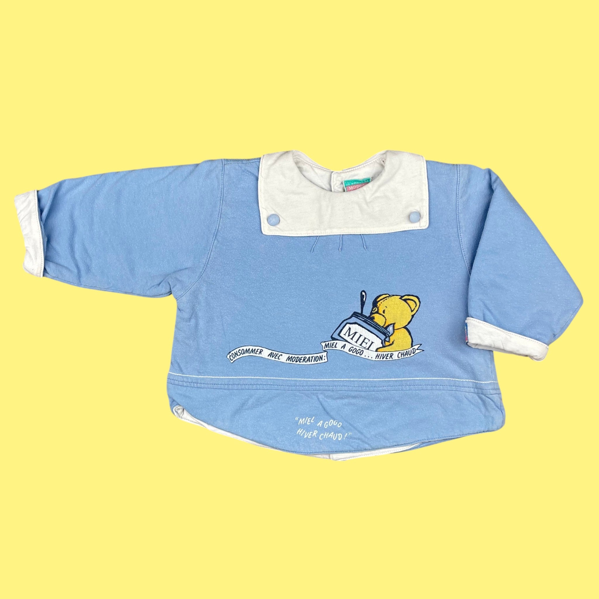 Pull nounours vintage 12-18 mois