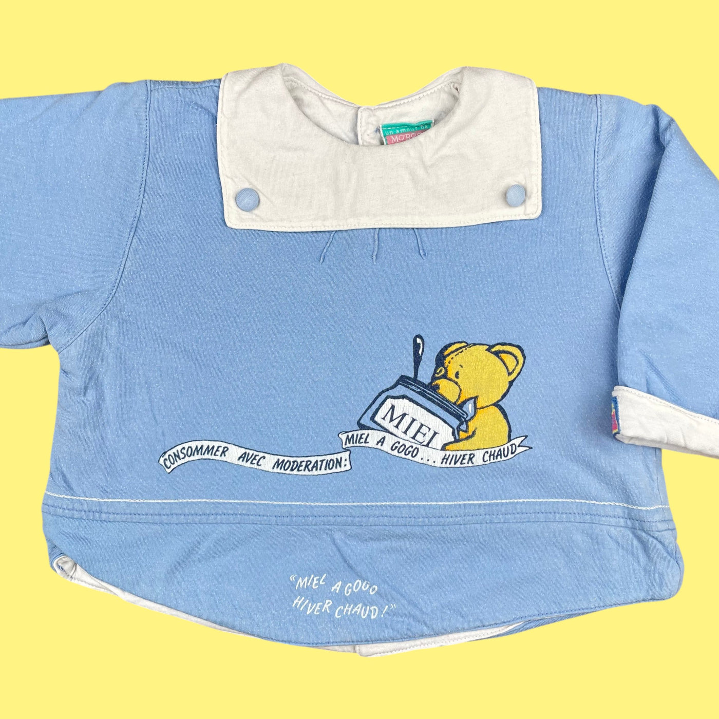 Pull nounours vintage 12-18 mois