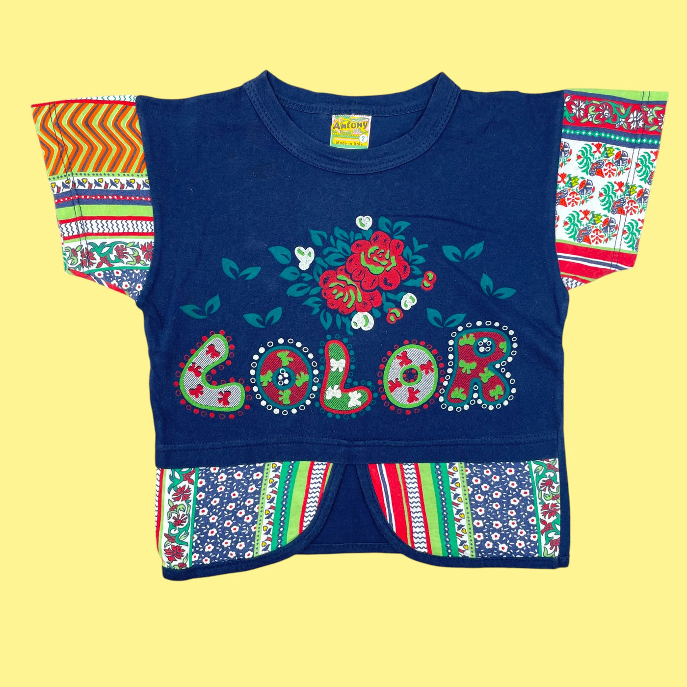 T-shirt fleurs 4 ans