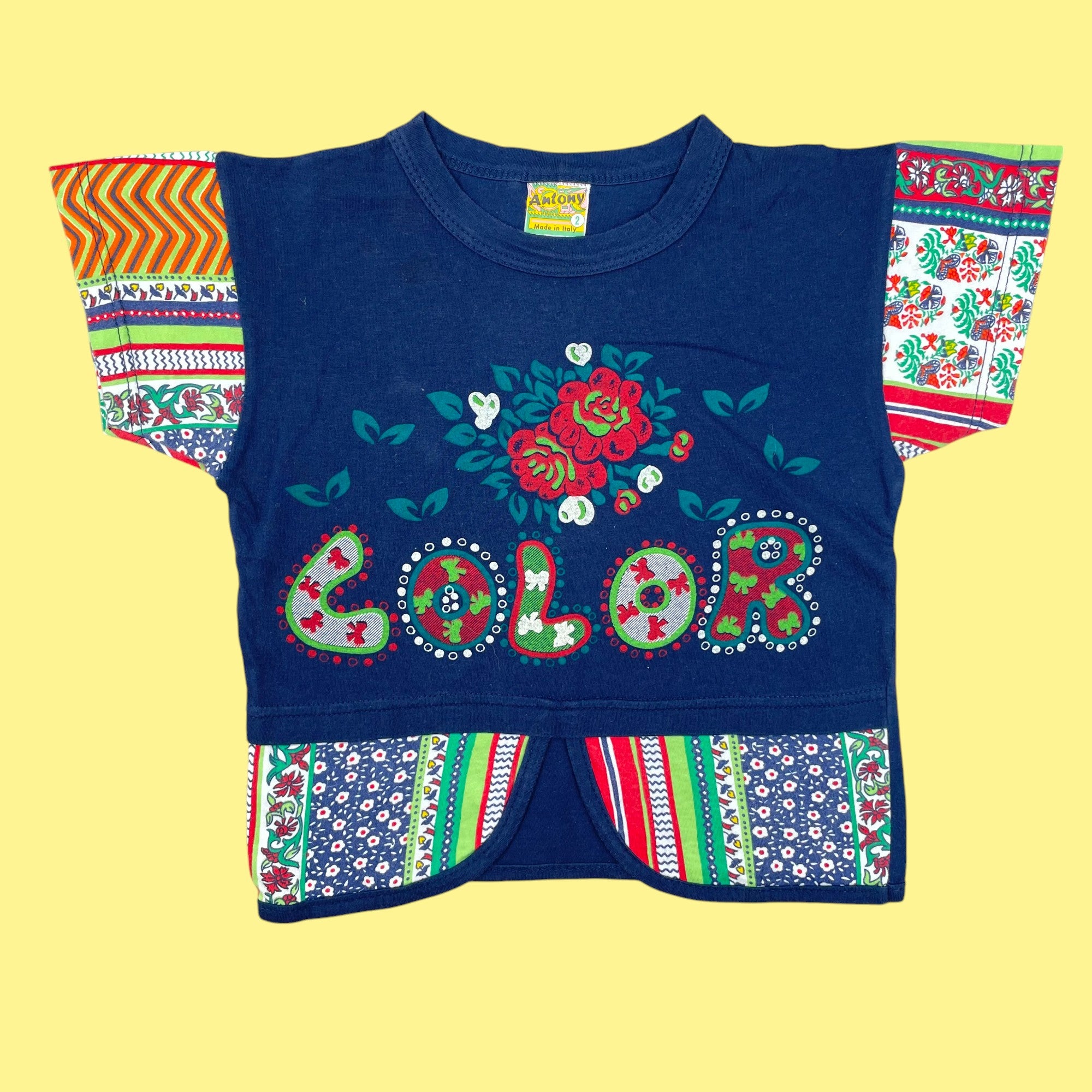 T-shirt fleurs 4 ans