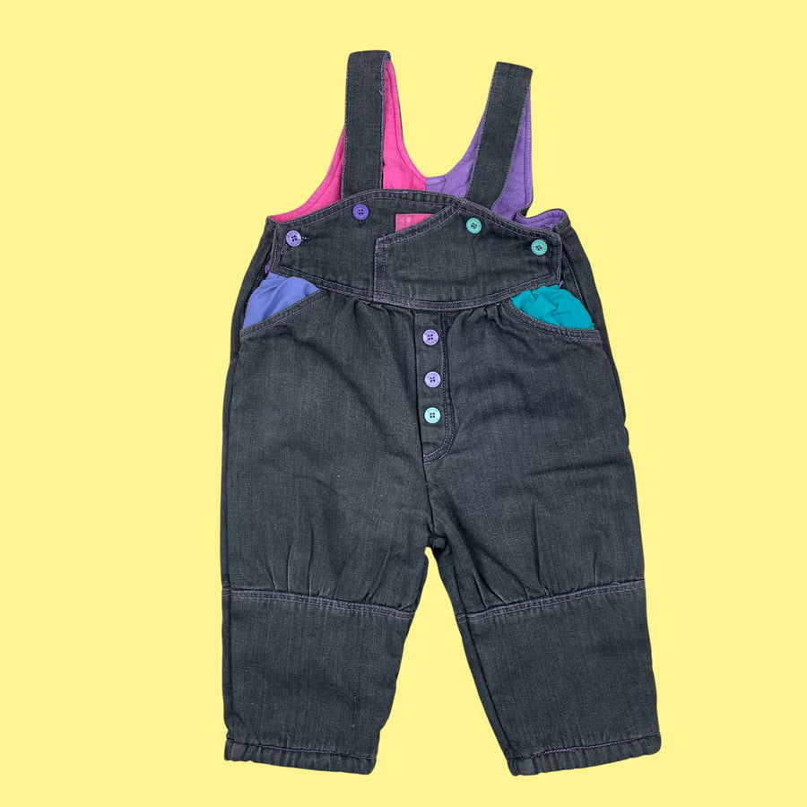 Salopette 80's doublée 18 mois