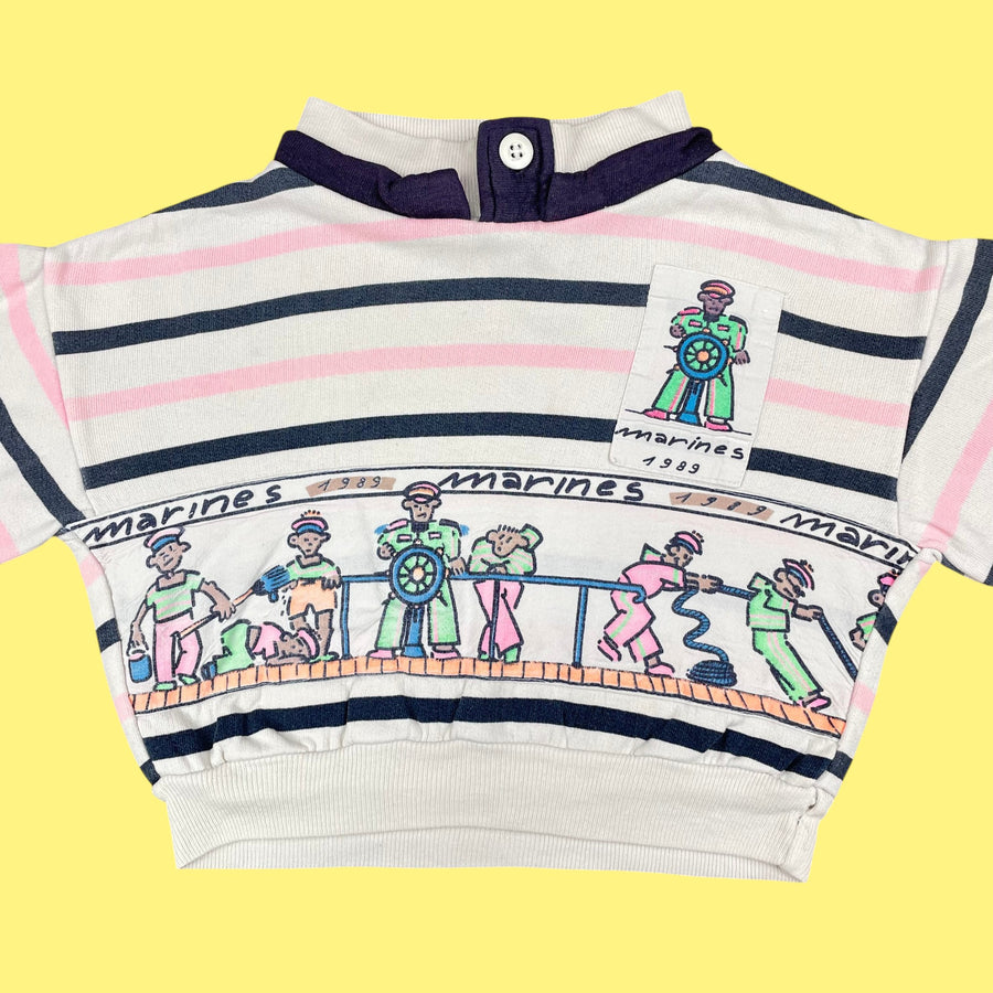 Sweat marin vintage 12 mois