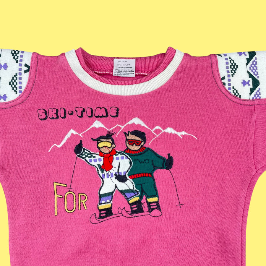Sweat ski vintage 18 mois