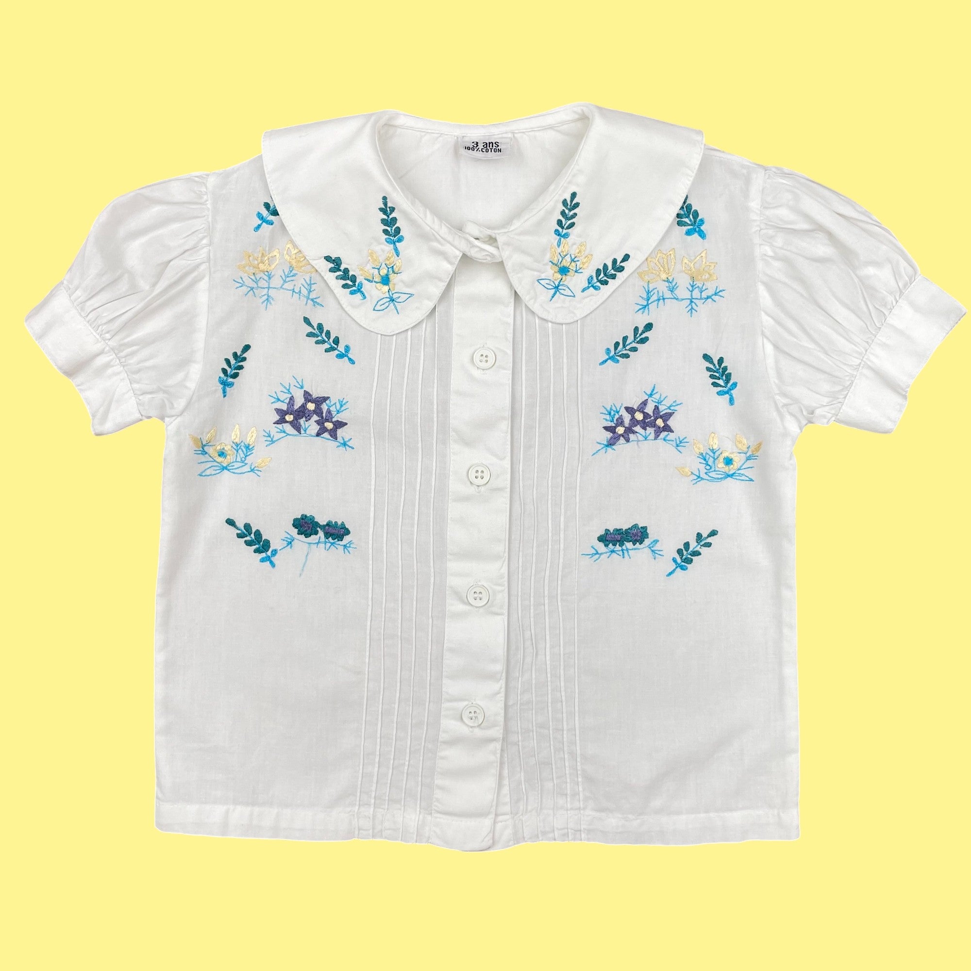 Chemisier brodé 2-3 ans