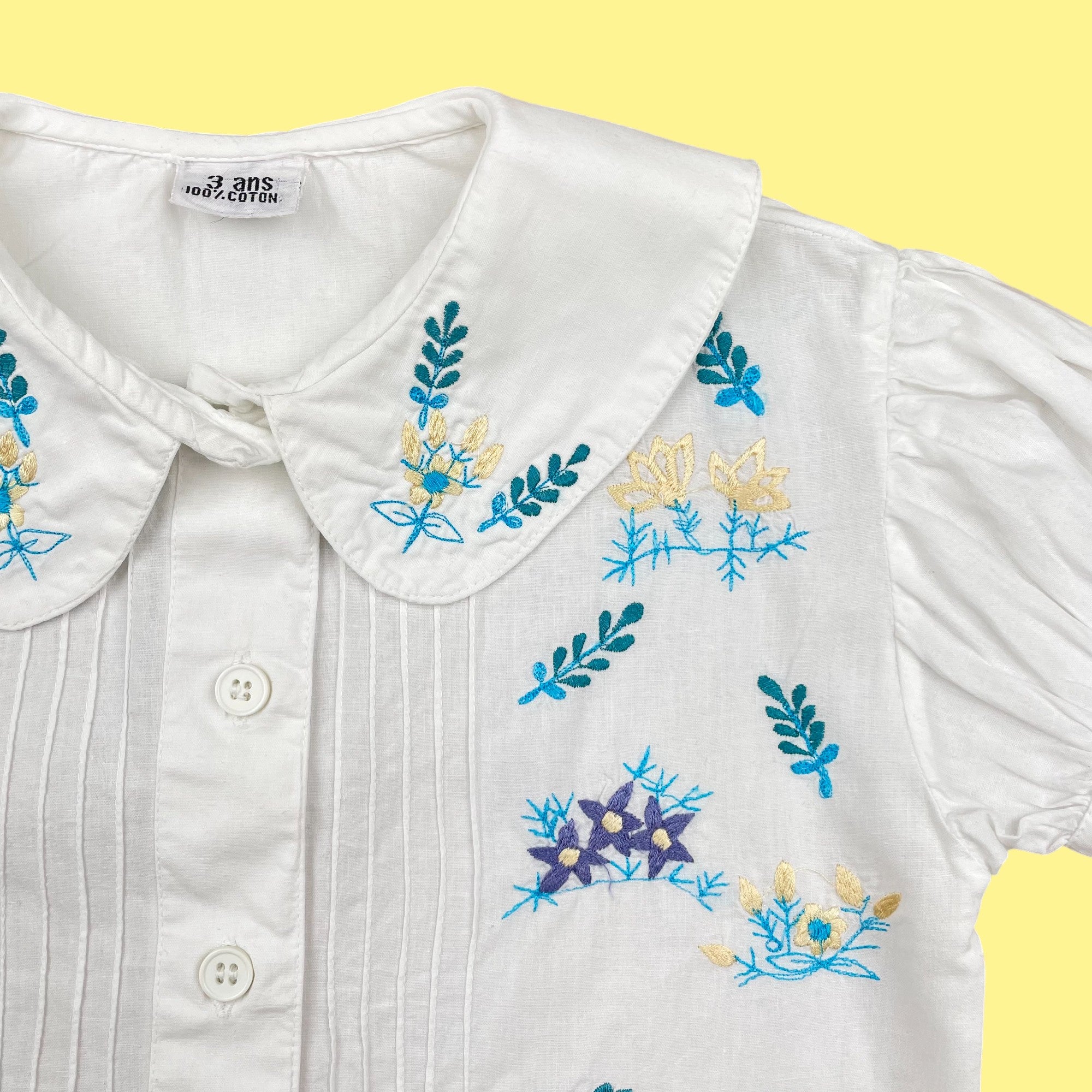 Chemisier brodé 2-3 ans