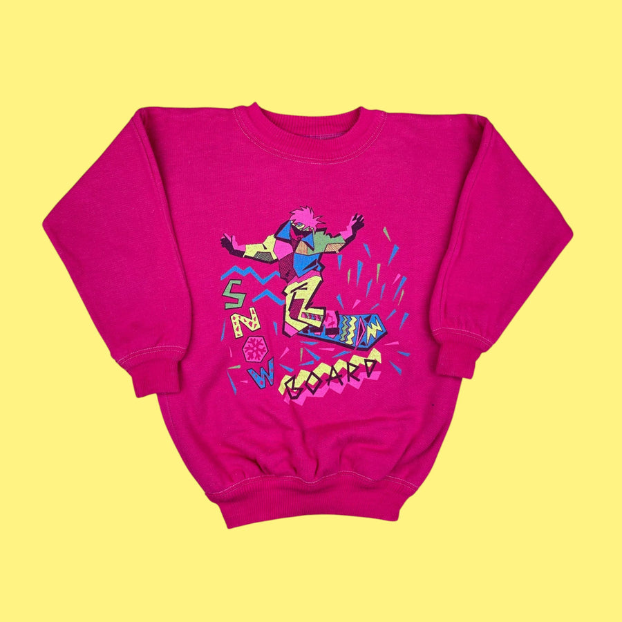 Sweat vintage ski 5 ans