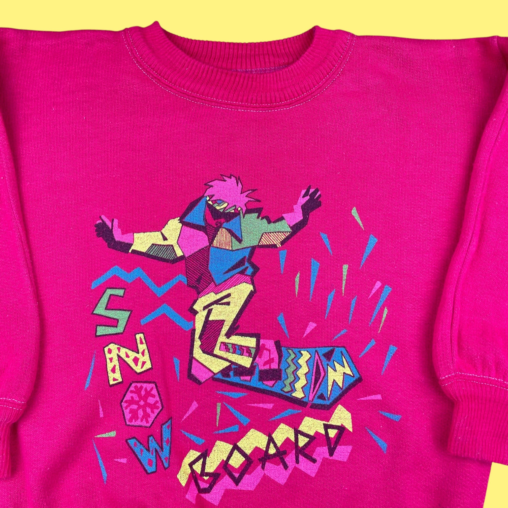 Sweat vintage ski 5 ans