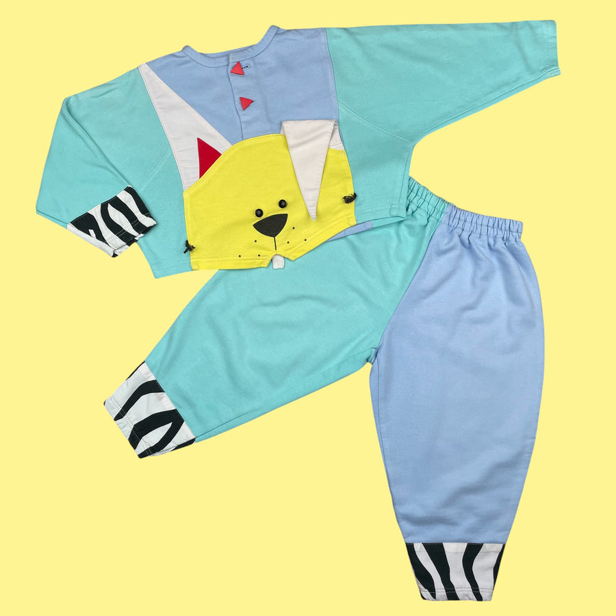 Ensemble vintage 80's 2-3 ans