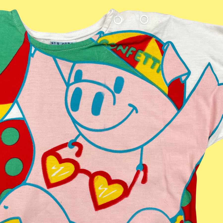 T-shirt cochon vintage 3 ans