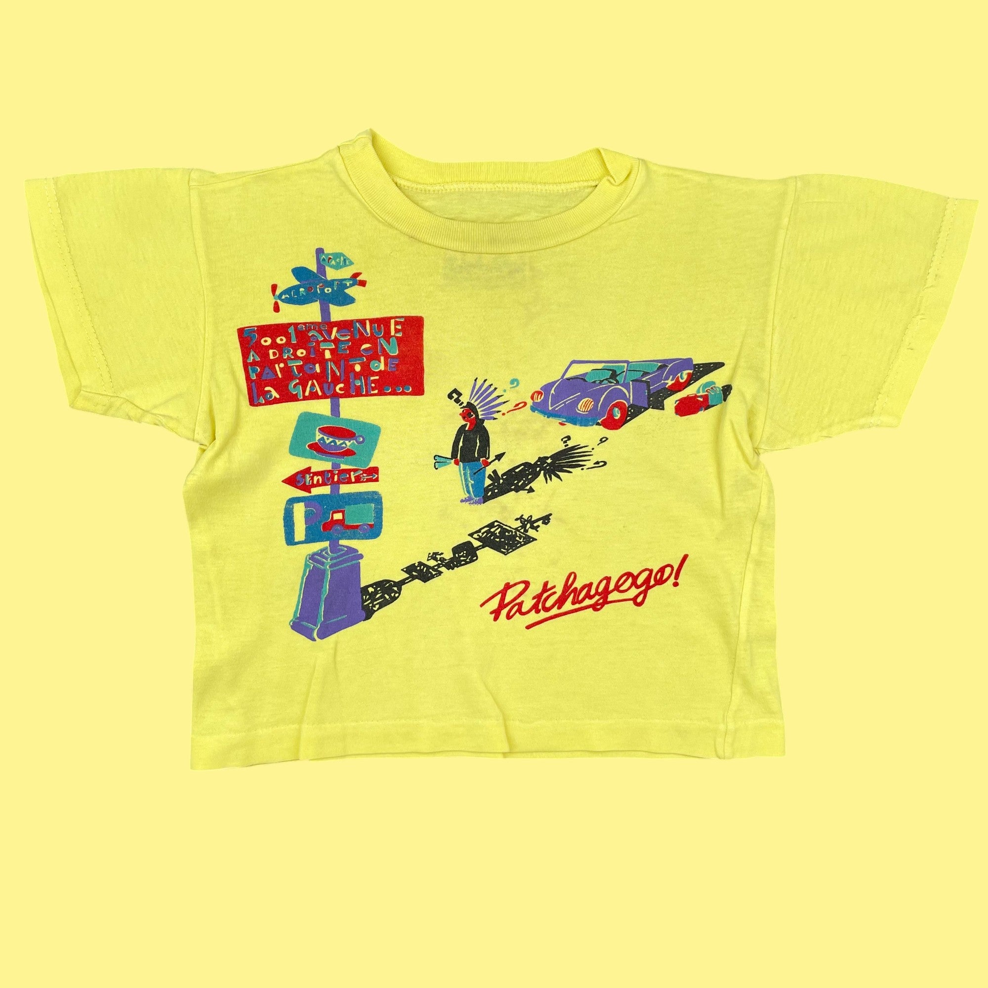 T-shirt jaune 12-18 mois