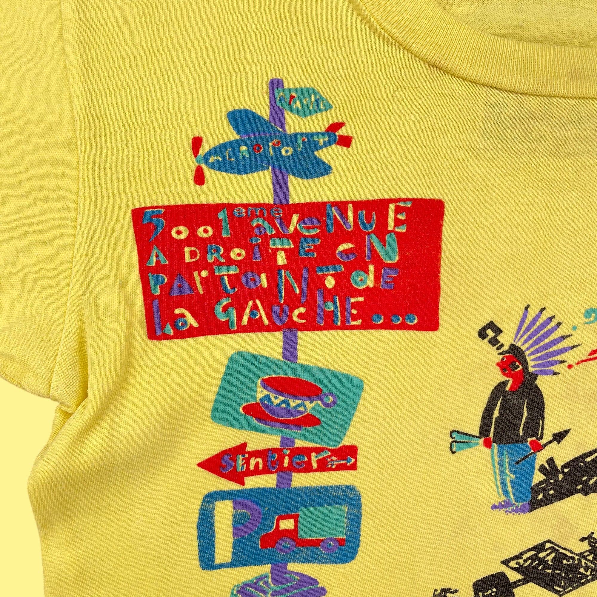 T-shirt jaune 12-18 mois
