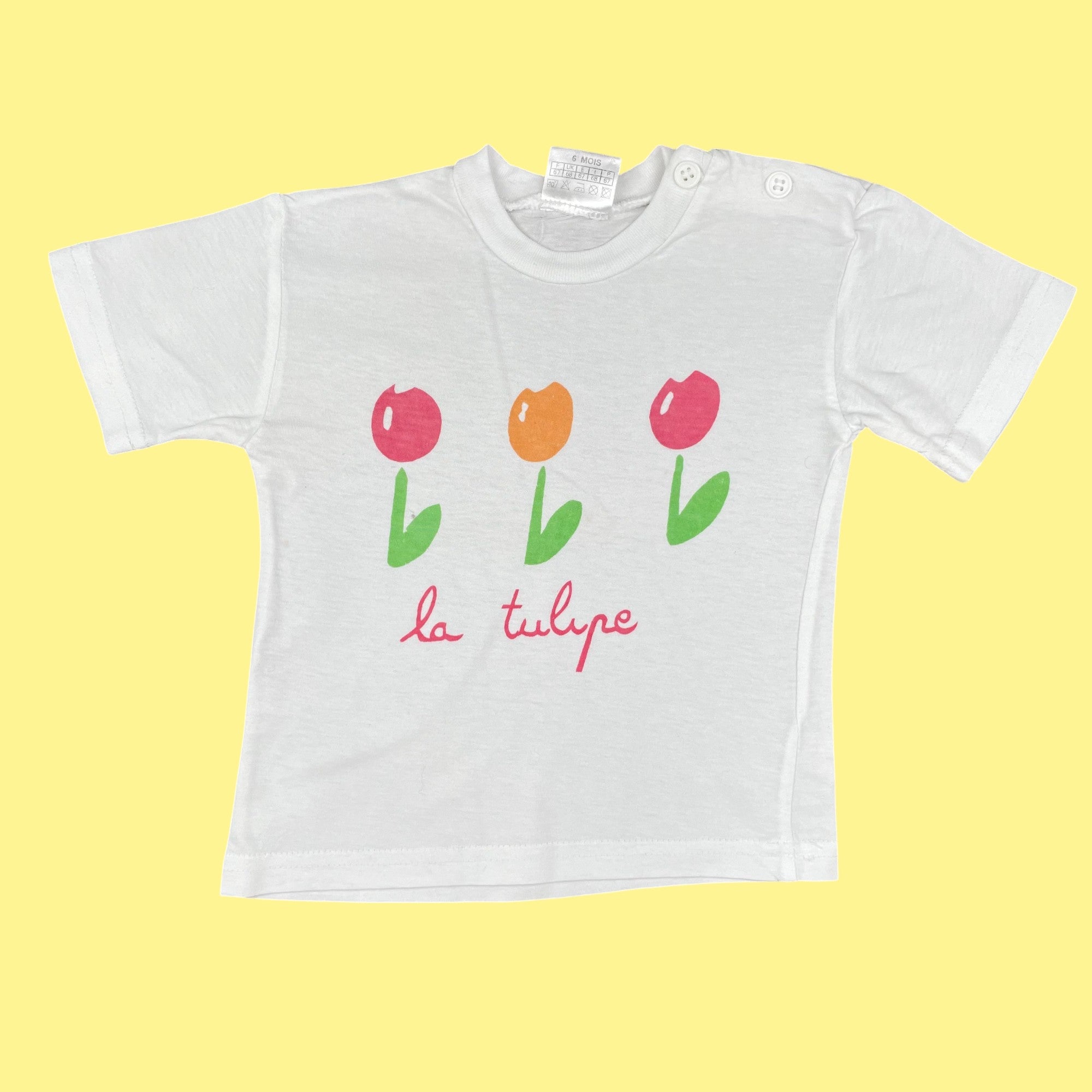 T-shirt tulipe 12-18 mois