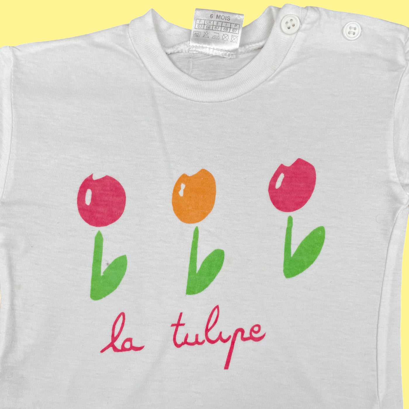 T-shirt tulipe 12-18 mois