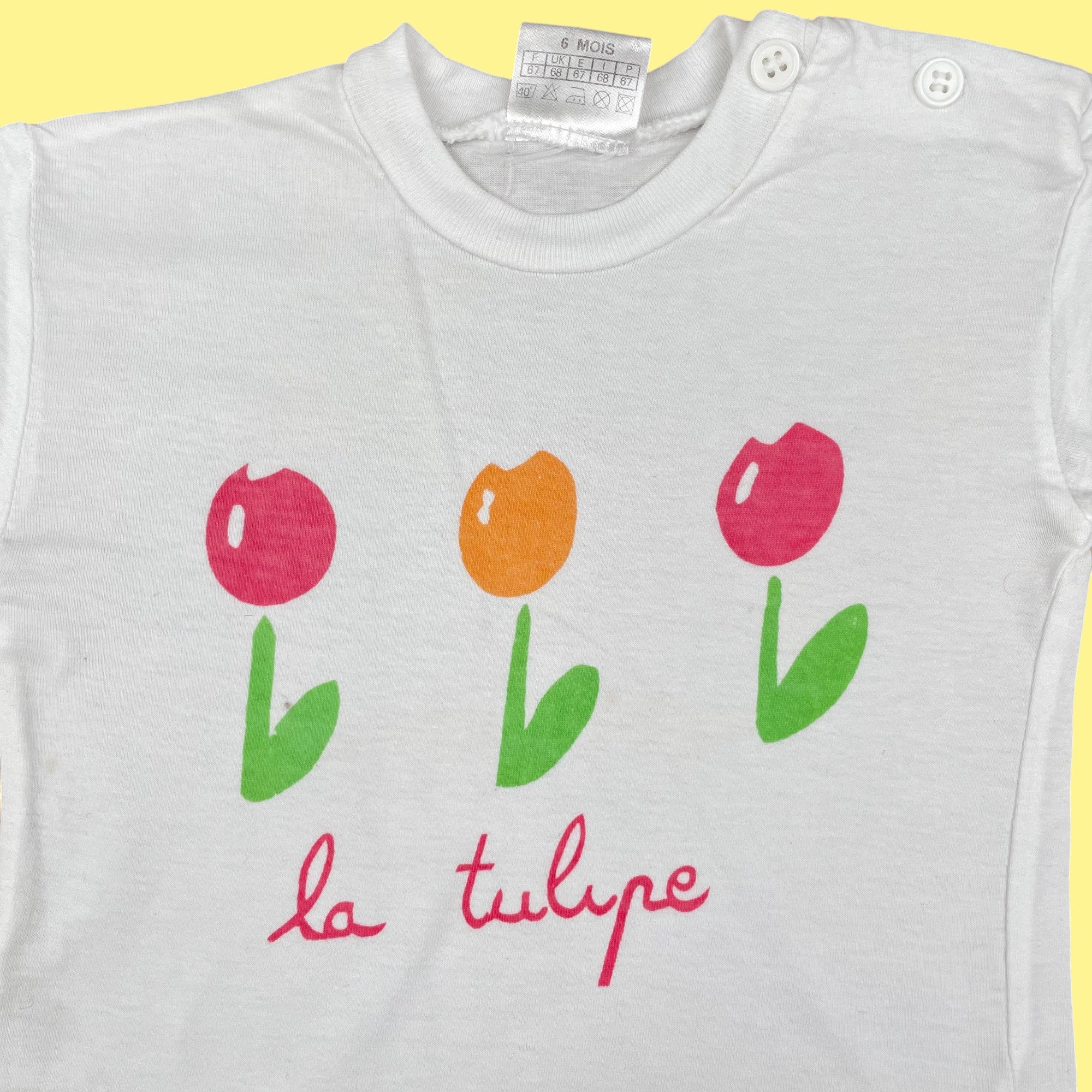 T-shirt tulipe 12-18 mois
