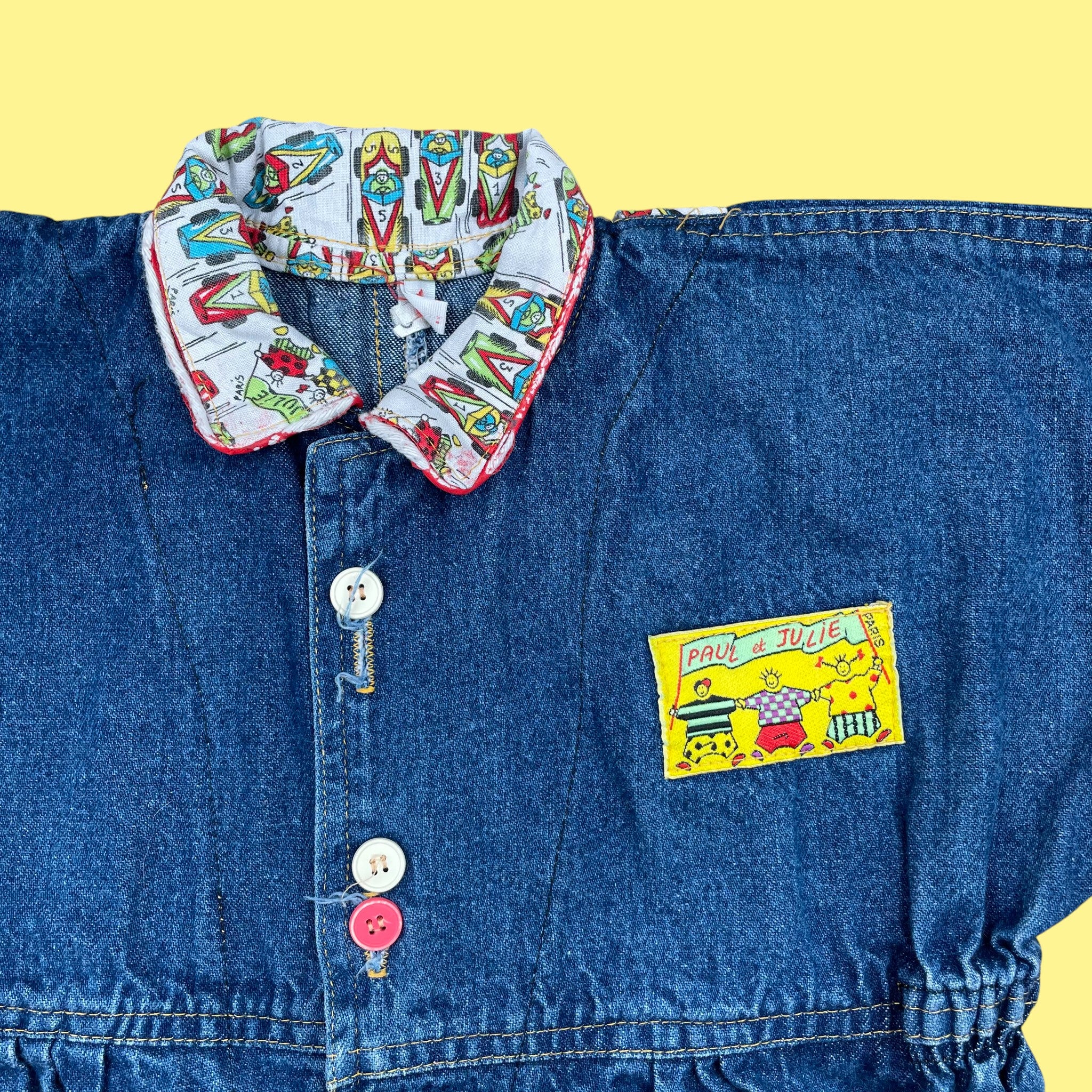 Combinaison jean vintage 3-6 mois