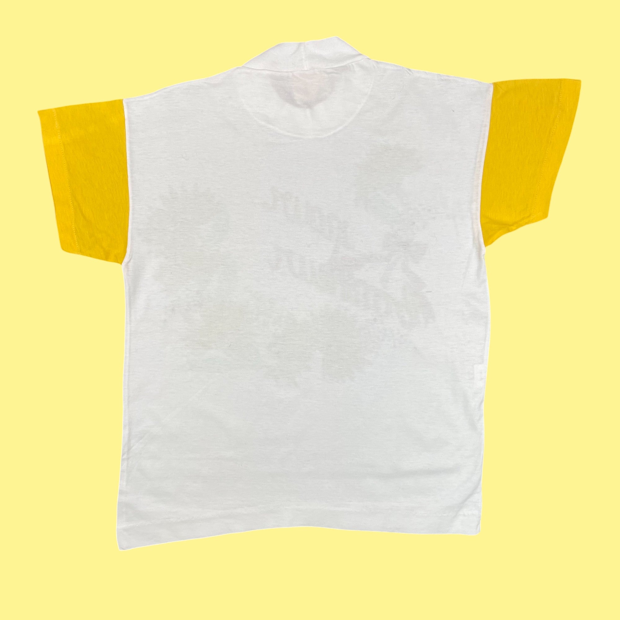 T-shirt deadstock jaune 8 ans