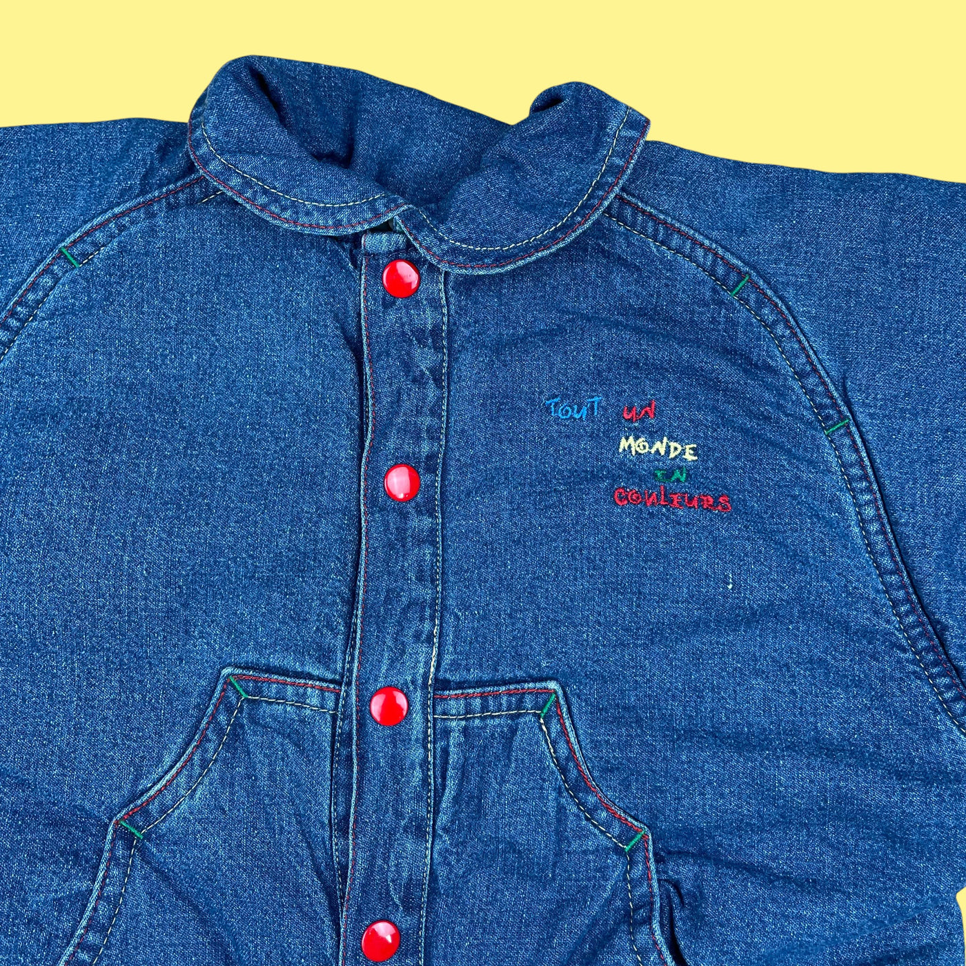 Combinaison jean vintage 6 mois