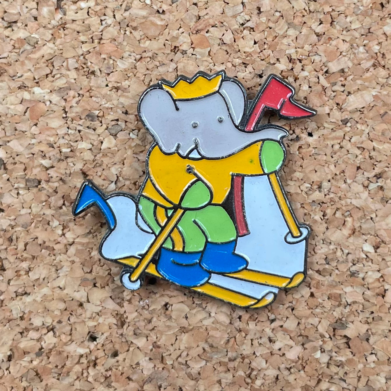 Pin's Babar hiver