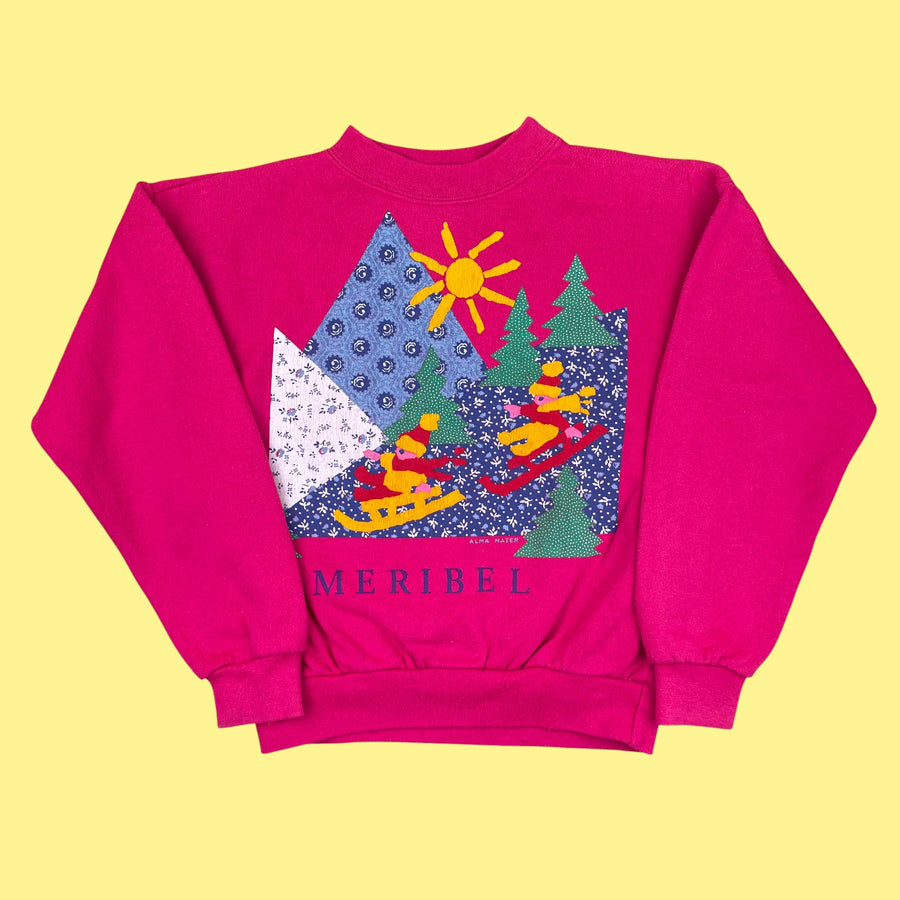 Sweat vintage Meribel 8 ans