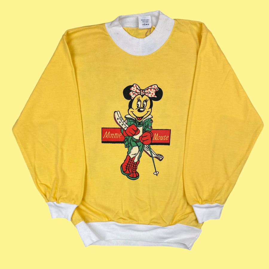 T-shirt manches longues Minnie jaune 5 ans