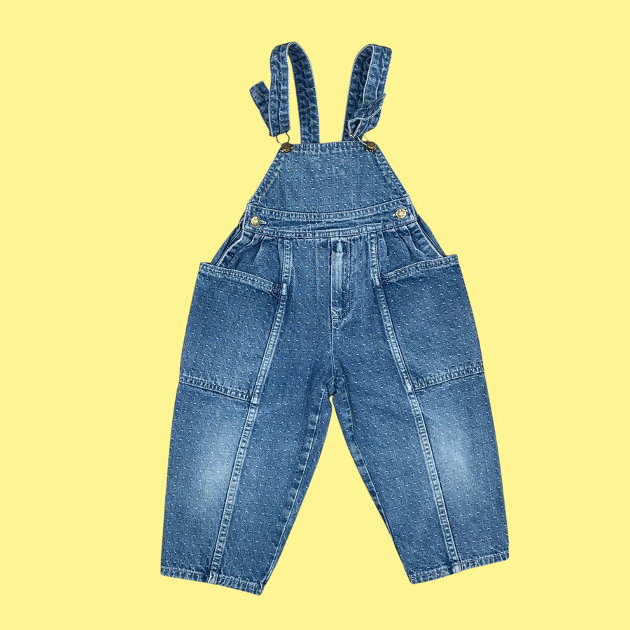 Salopette jean 2-3 ans