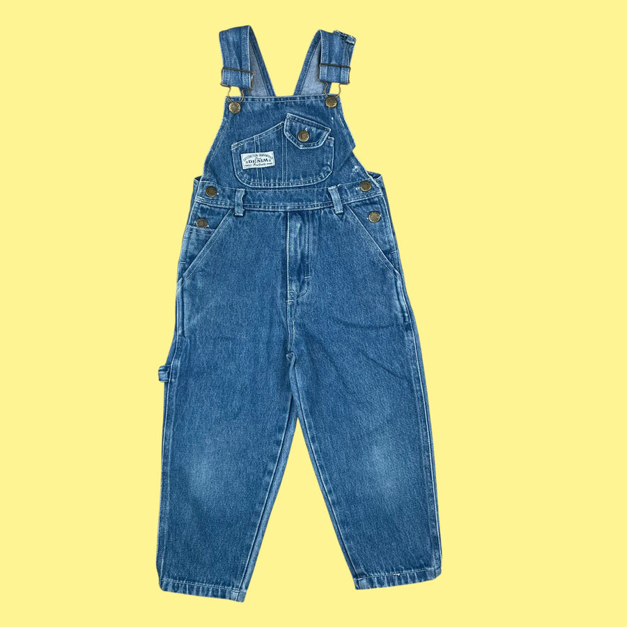 Salopette jean 3-4 ans