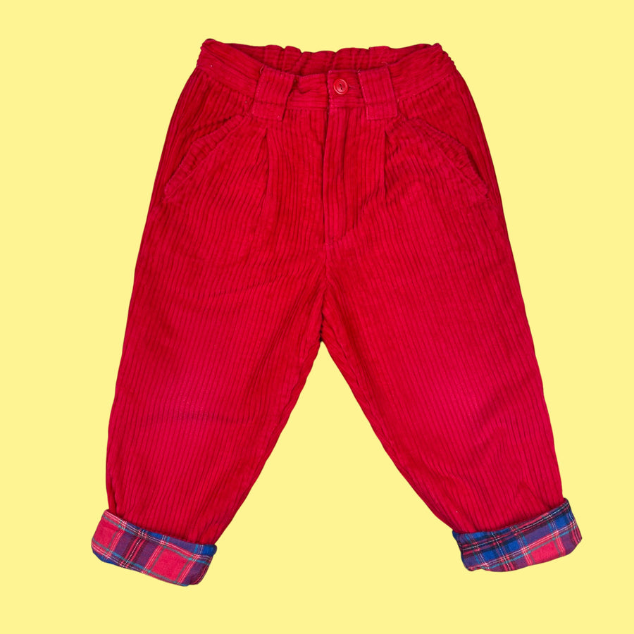 Pantalon velours revers 2-3 ans