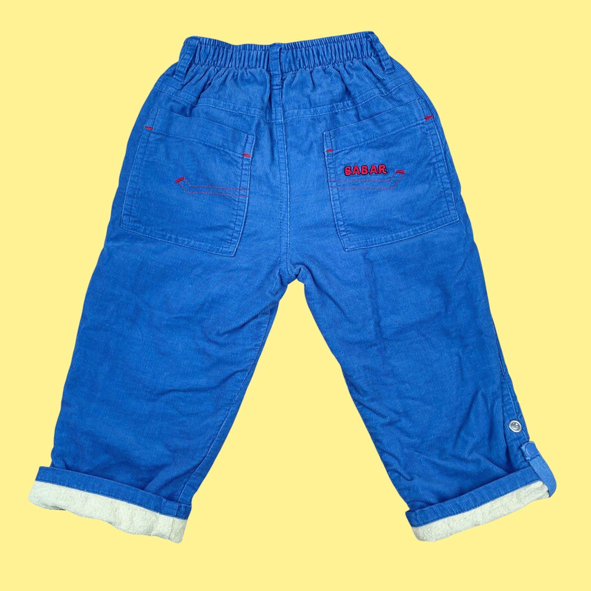 Pantalon velours Babar 18 mois