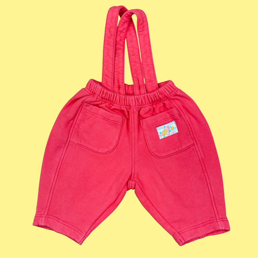 Pantalon bretelles vintage 1-3 mois
