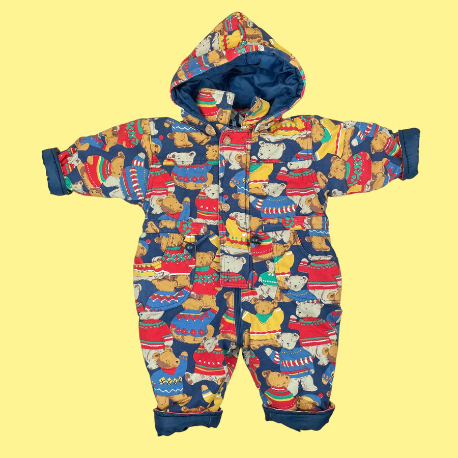 Combi-pilote nounours 12-18 mois