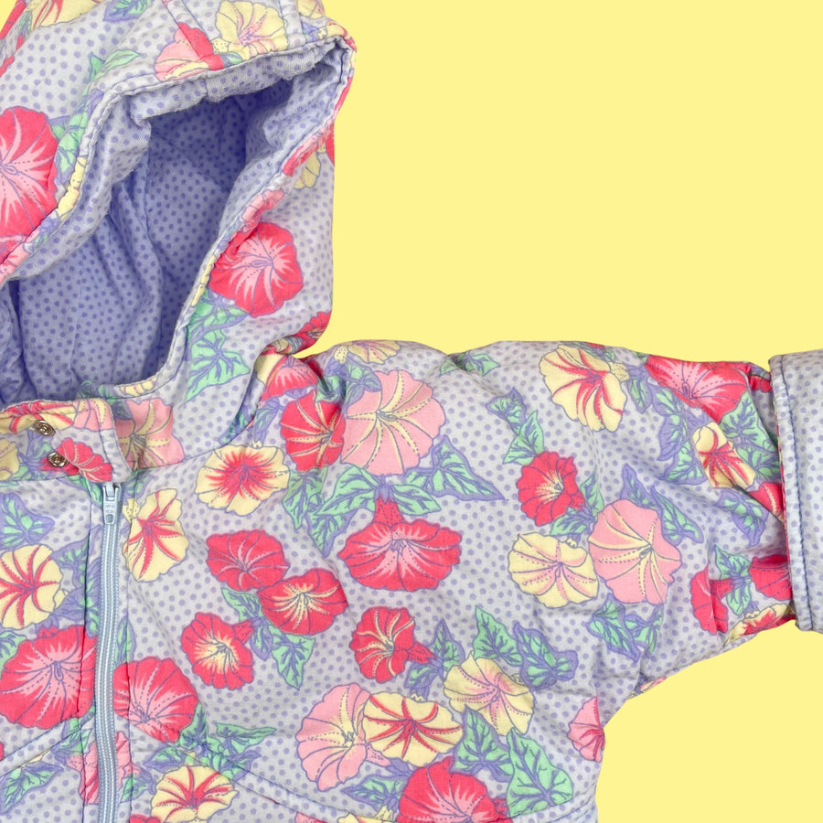 Combi-pilote fleurs vintage 6 mois