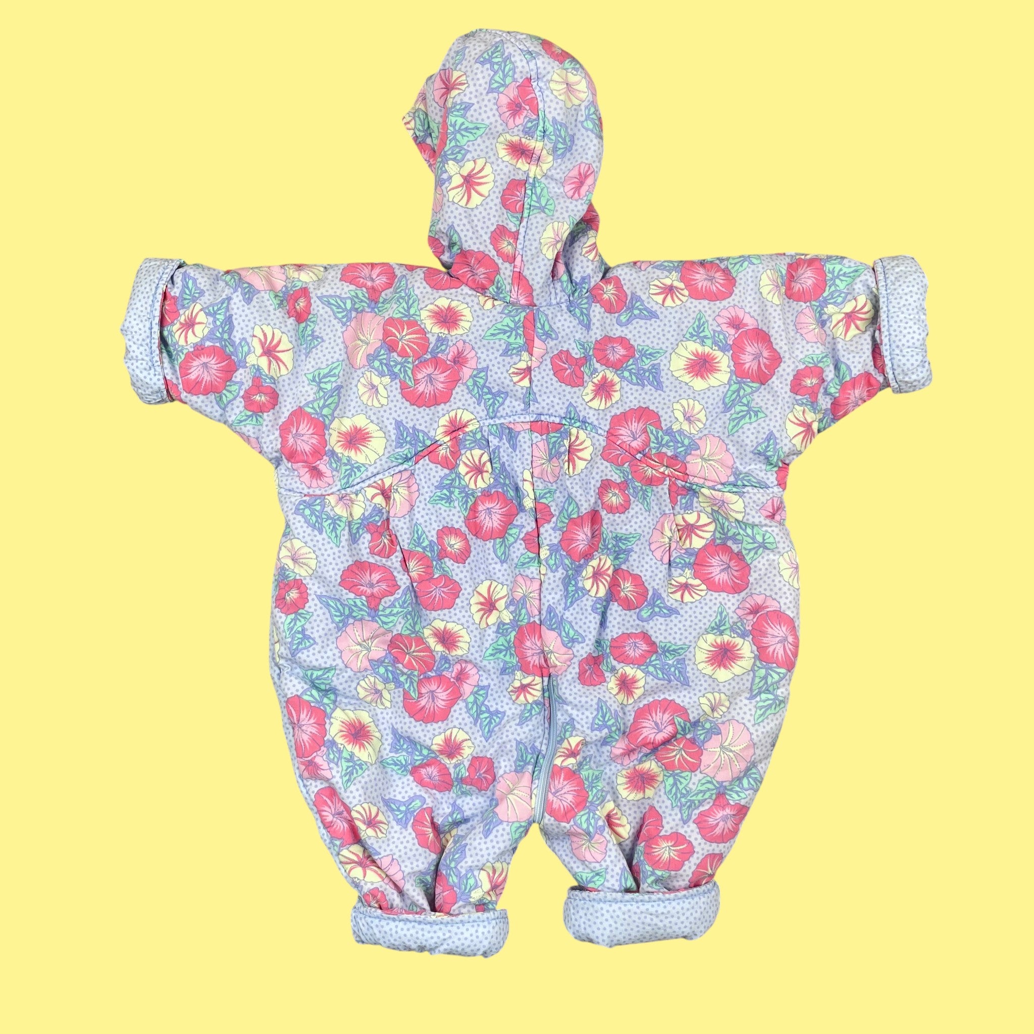 Combi-pilote fleurs vintage 6 mois