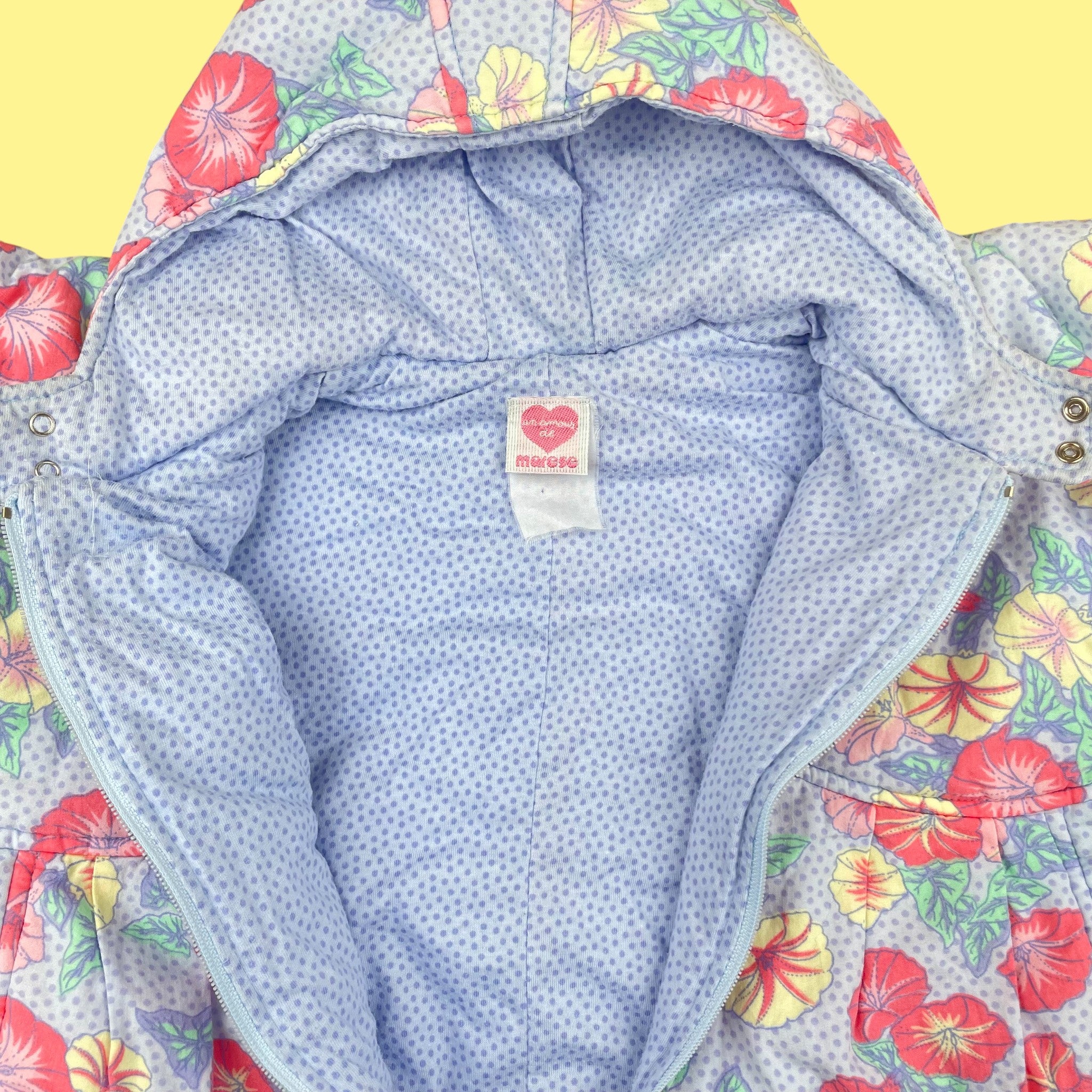 Combi-pilote fleurs vintage 6 mois