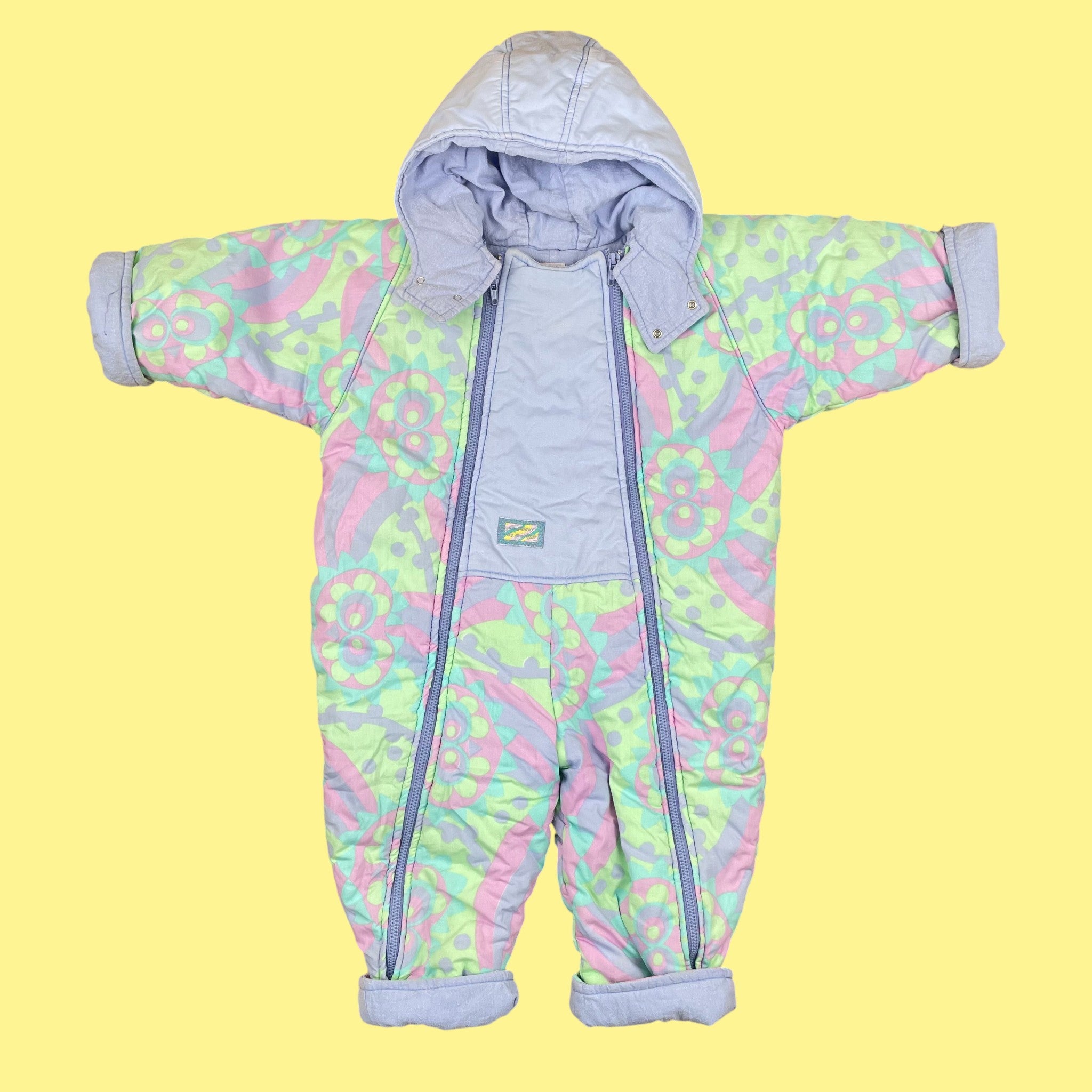 Combi-pilote pastel vintage 18-24 mois