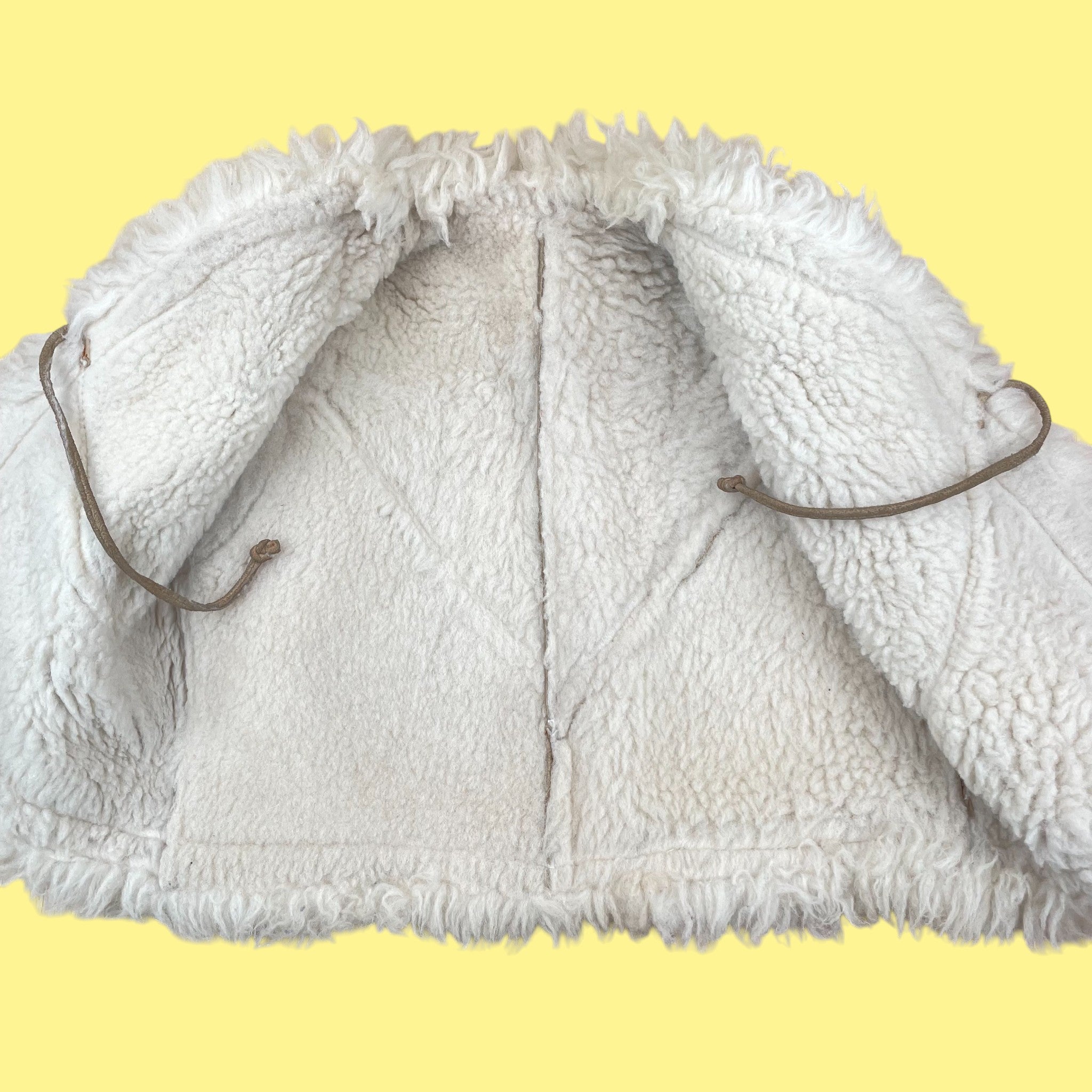 Gilet sans manches cuir 4-5 ans