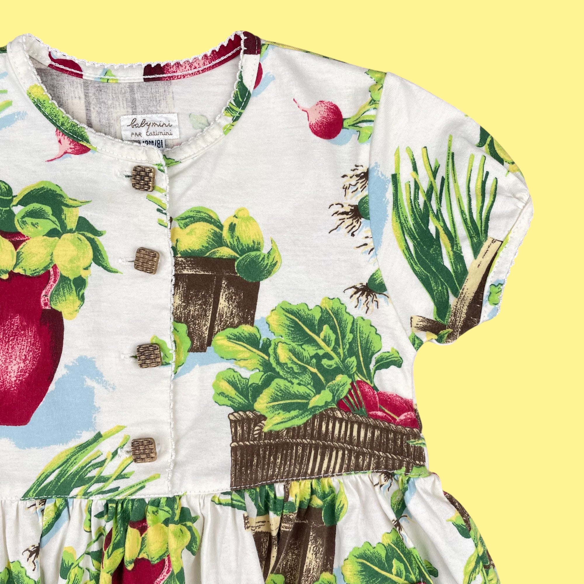 Robe radis Catimini vintage 5 ans