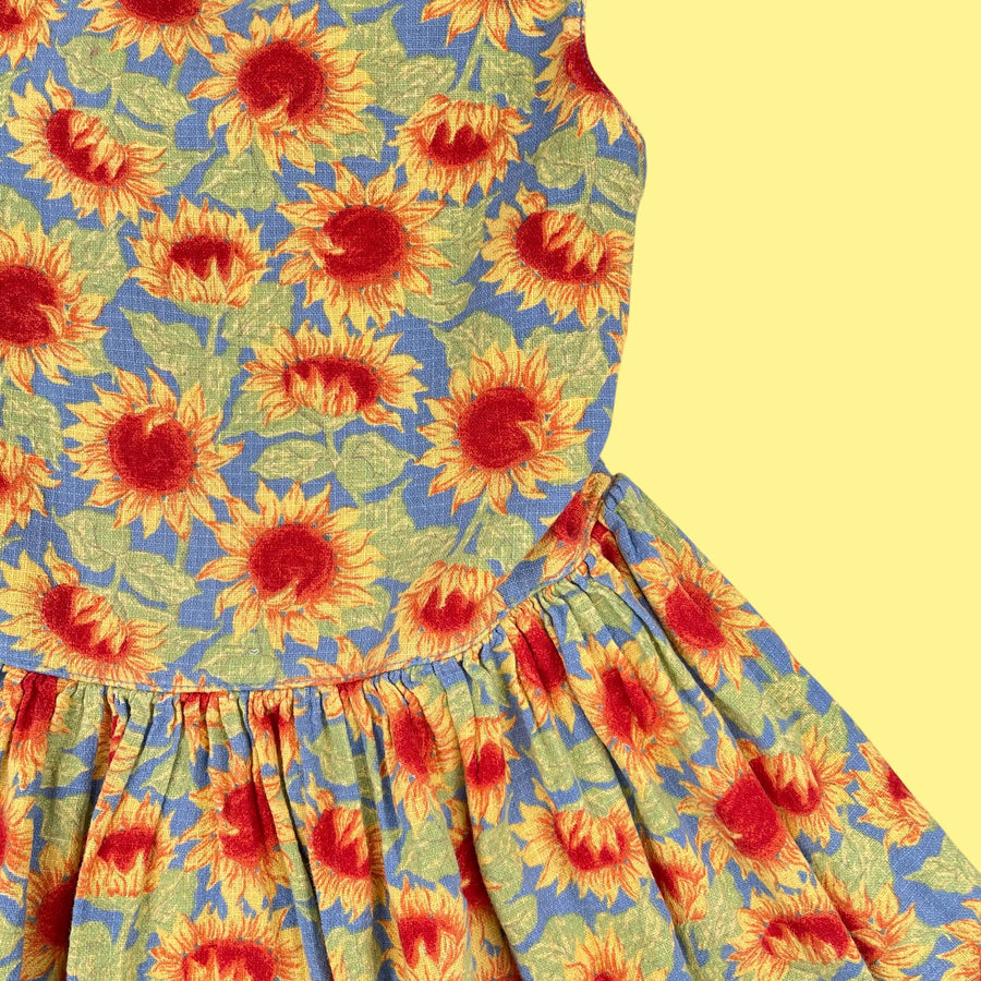 Robe tournesols 2-3 ans