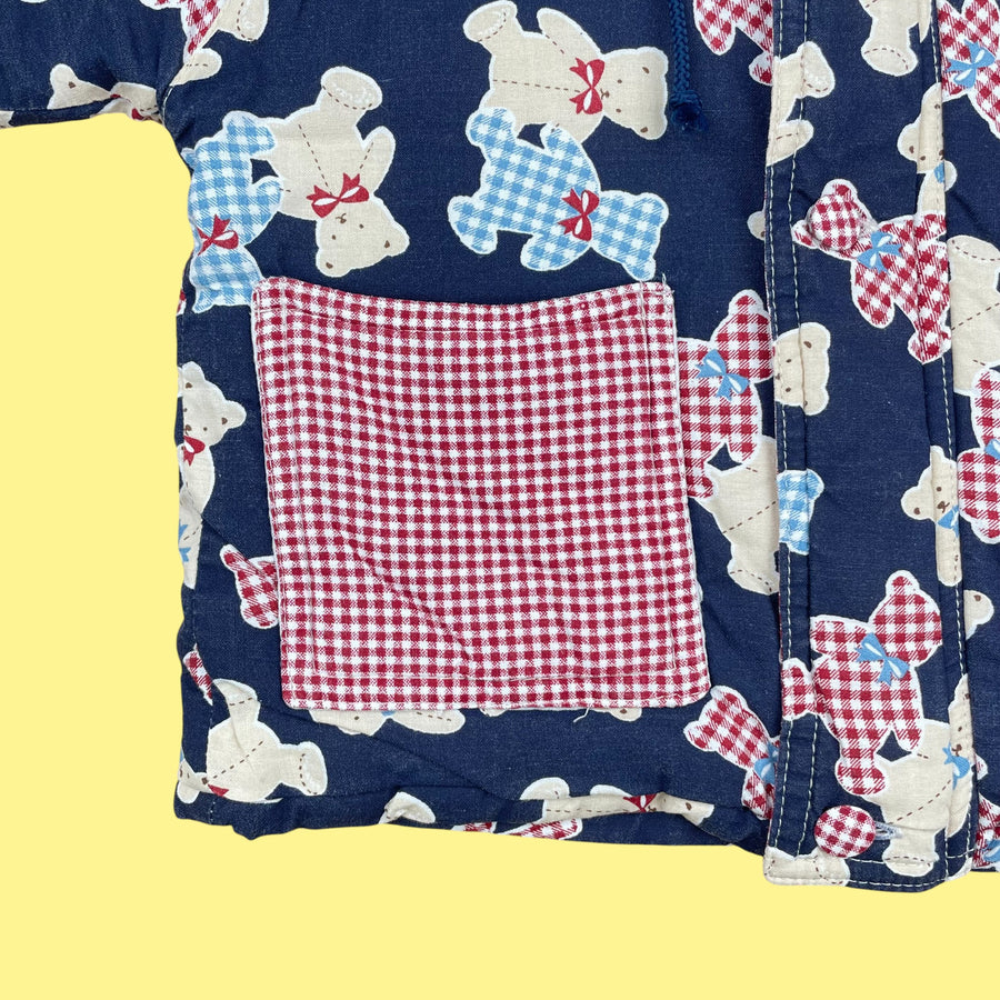 Manteau nounours vintage 12-18 mois