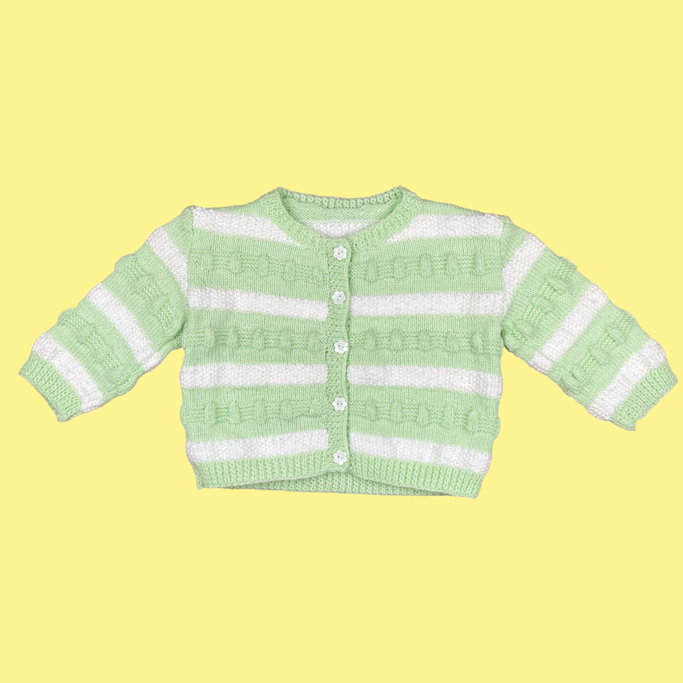 Gilet tricoté main 3 ans