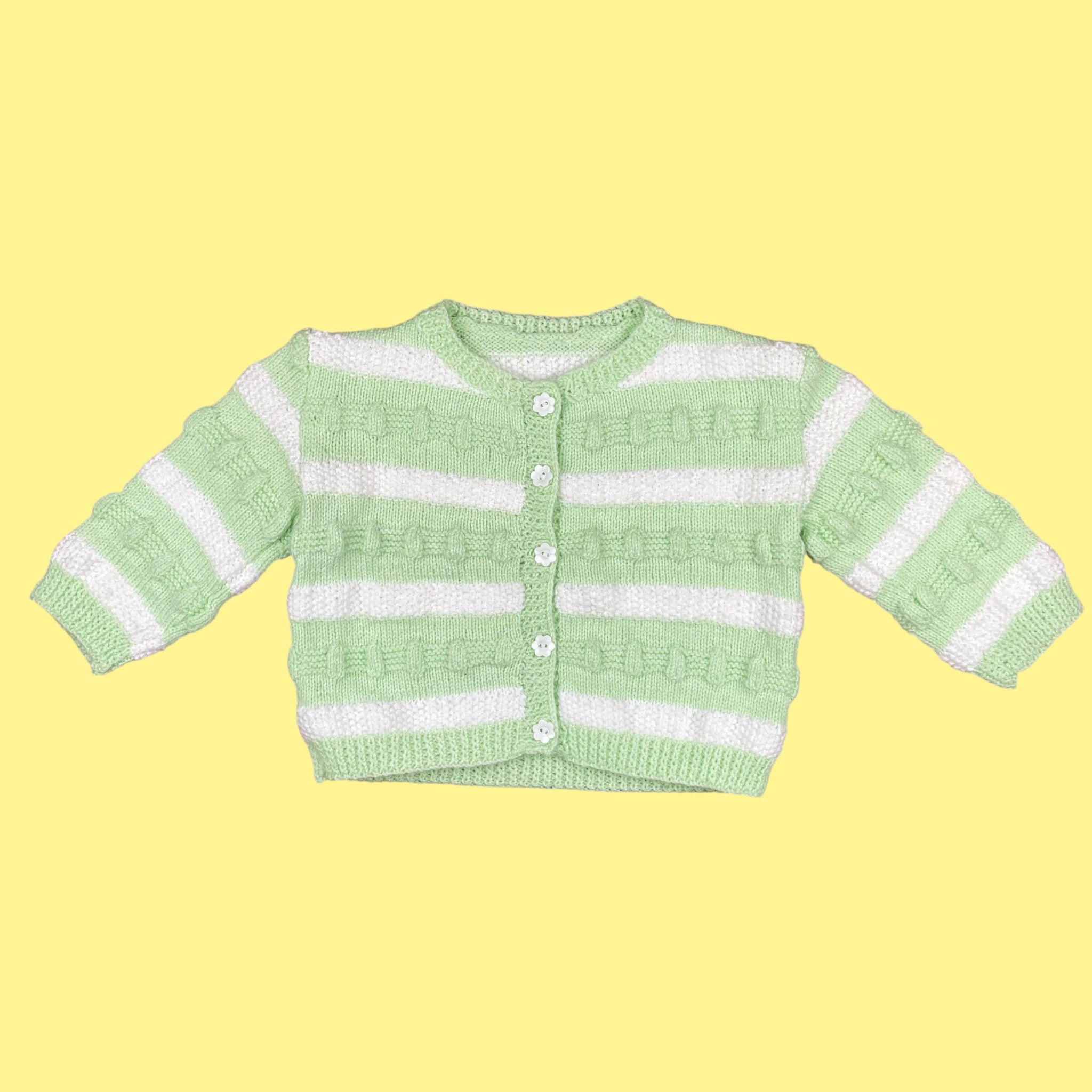 Gilet tricoté main 3 ans