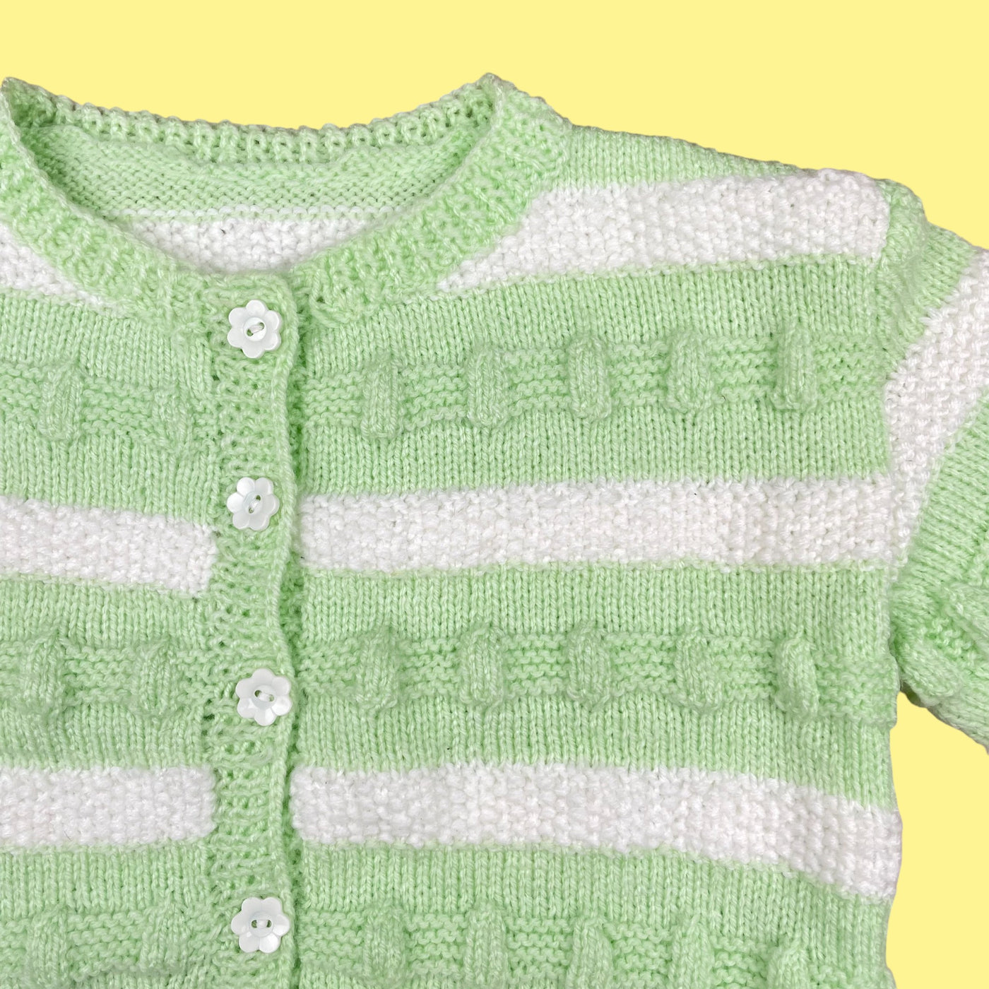 Gilet tricoté main 3 ans