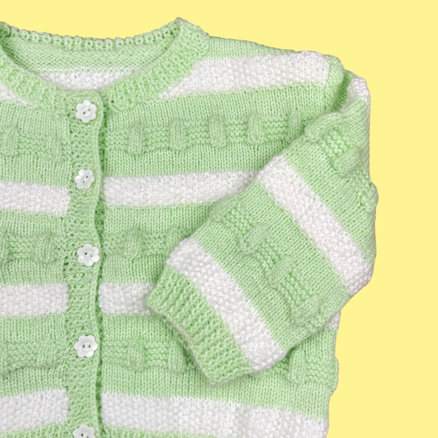 Gilet tricoté main 3 ans